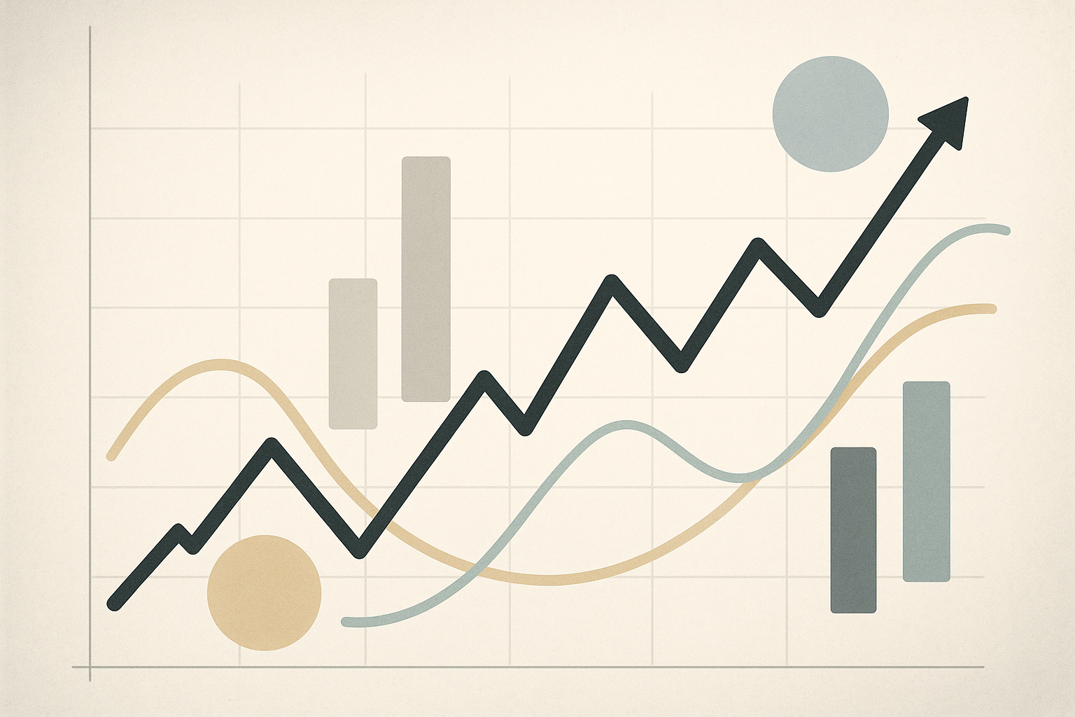 Andamento stilizzato di rendimenti e indicatori macroeconomici legati alle aspettative sui tassi BCE