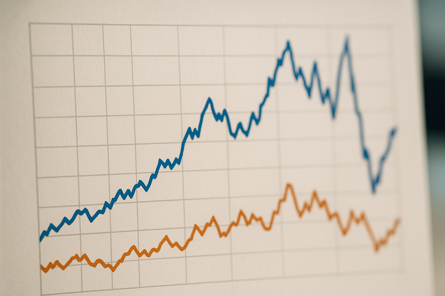 Andamento stilizzato di rendimenti e spread nel mercato delle obbligazioni societarie