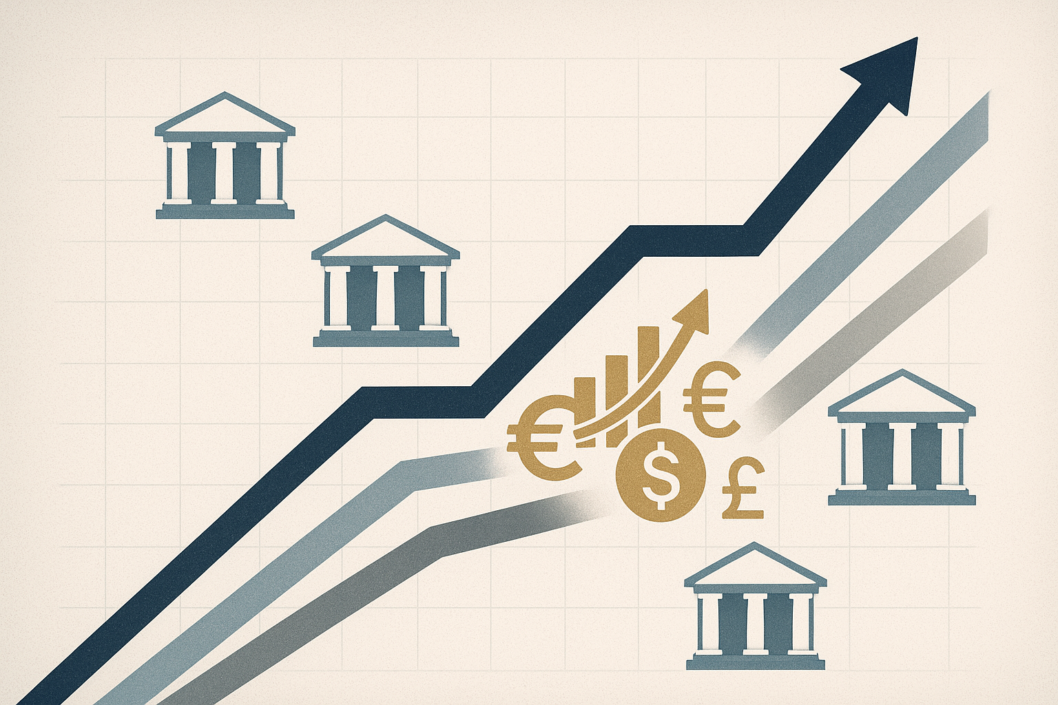 Schema astratto del consolidamento bancario nella finanza europea