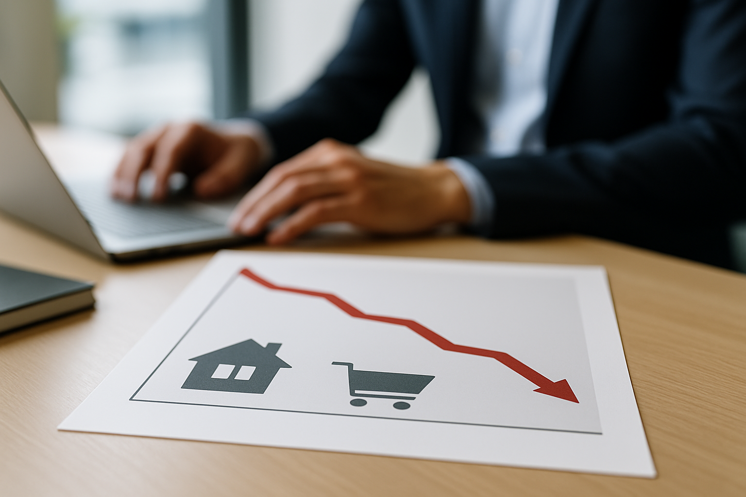 Andamento in calo del credito alle famiglie e segnali di raffreddamento dell’economia