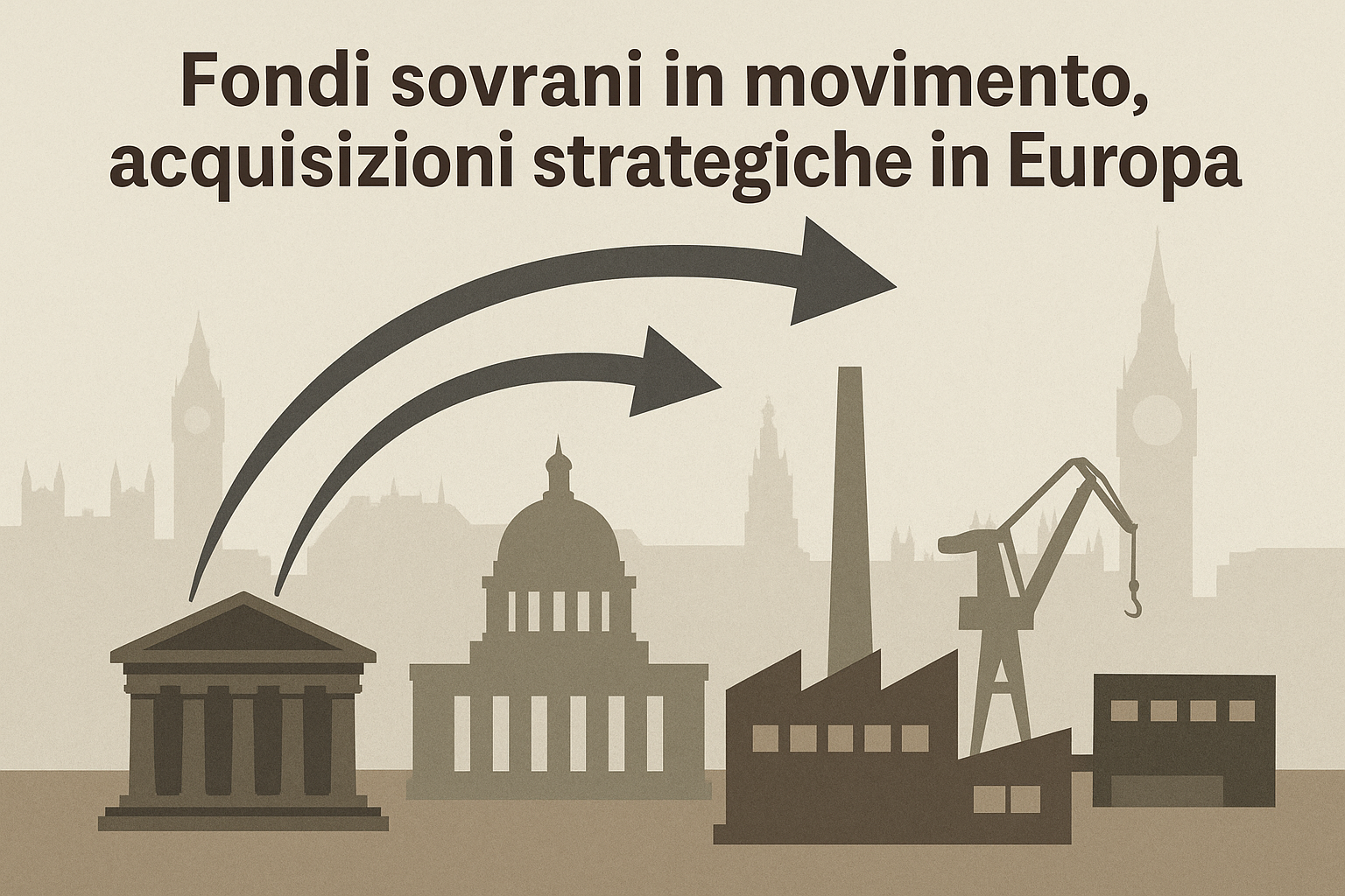 Flussi di investimento dei fondi sovrani verso acquisizioni strategiche in Europa