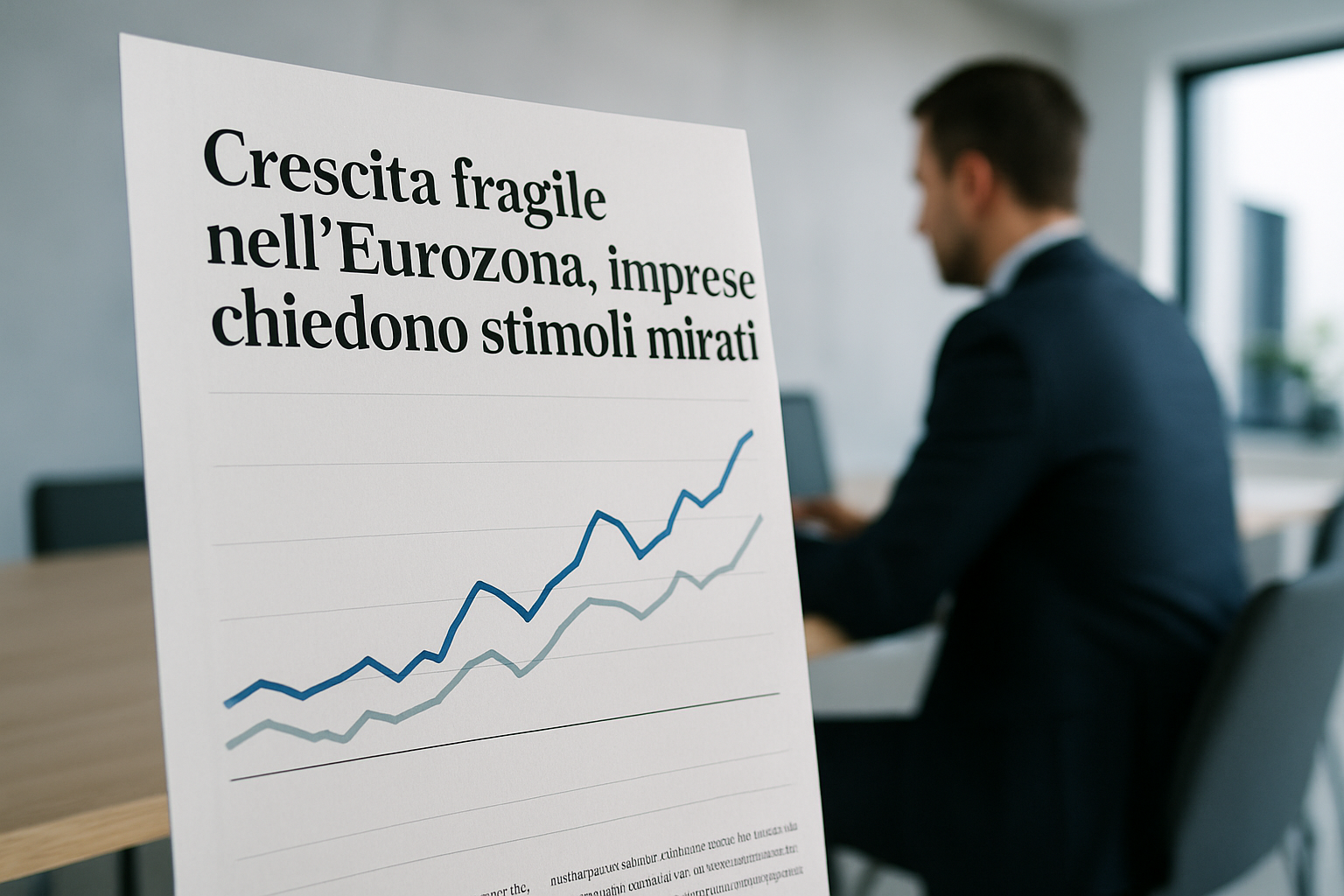 Andamento oscillante della crescita economica nell’Eurozona con segnale di ripresa debole
