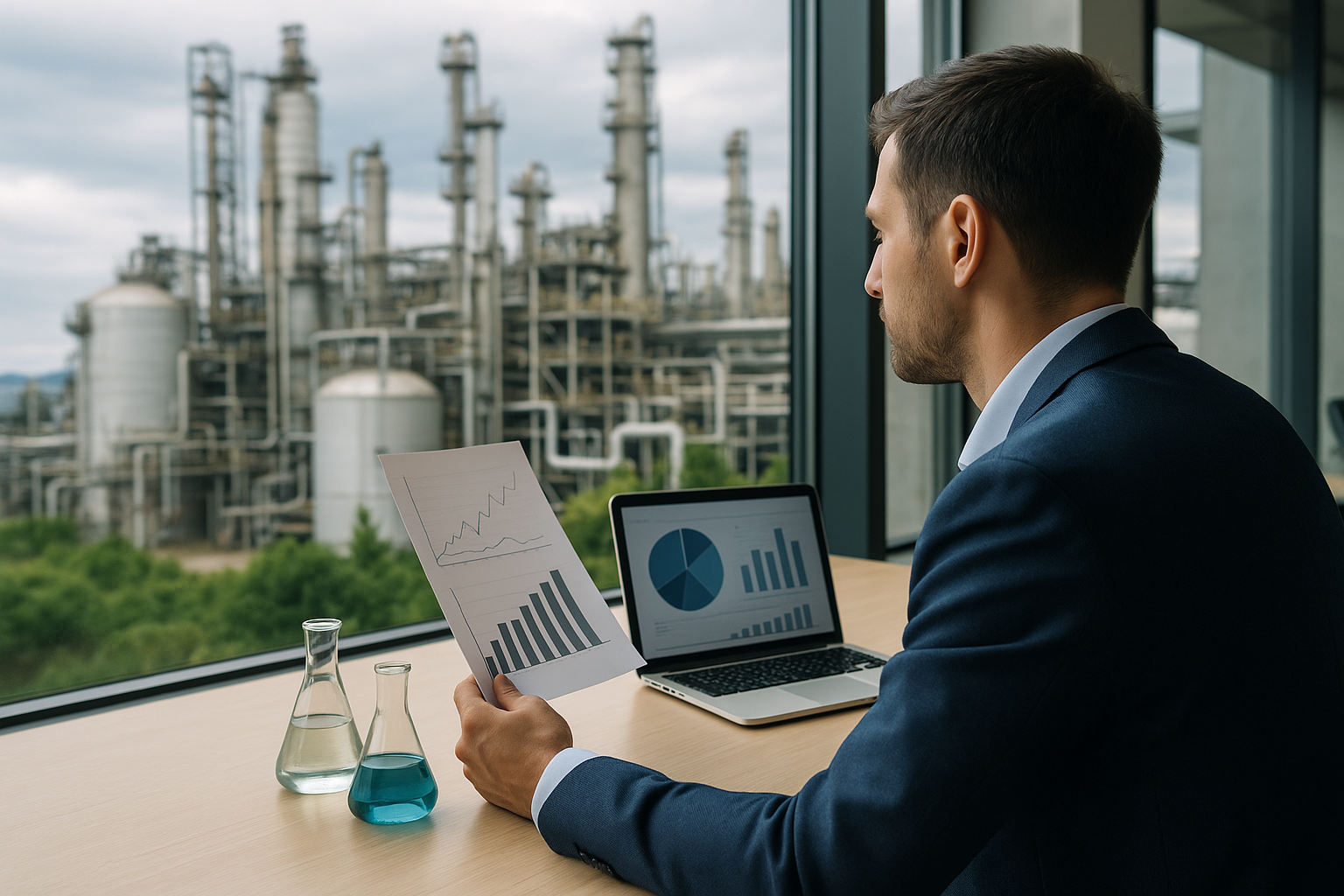 industria chimica prezzi domanda selettiva